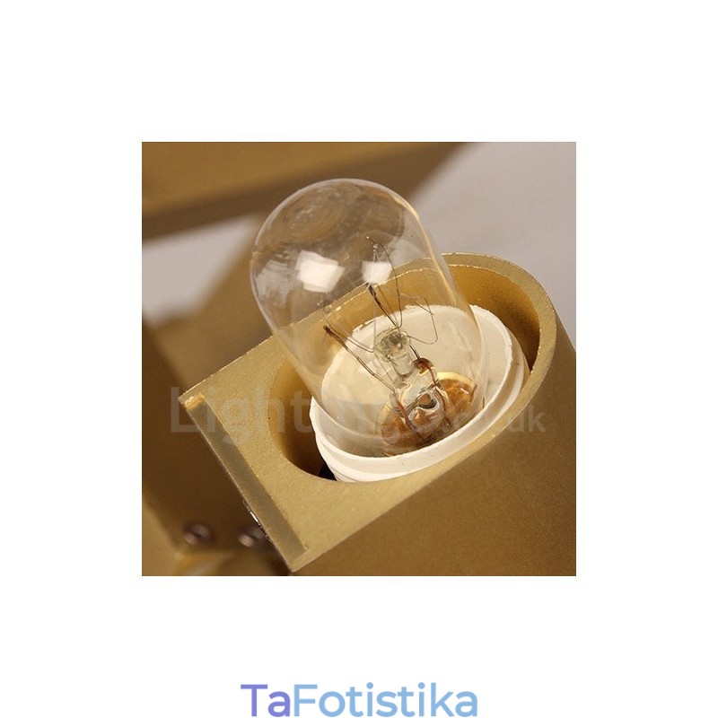 10 Light Modern Contemporary Chandelier Light (Μαύρο Χρυσό)