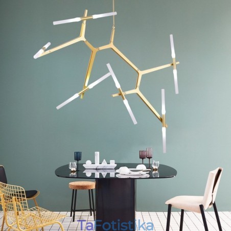12 Light Modern Contemporary Chandelier Light (Μαύρο χρυσό) 12 Light Modern Contemporary Chandelier Light (Μαύρο χρυσό)
