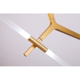 12 Light Modern Contemporary Chandelier Light (Μαύρο χρυσό)
