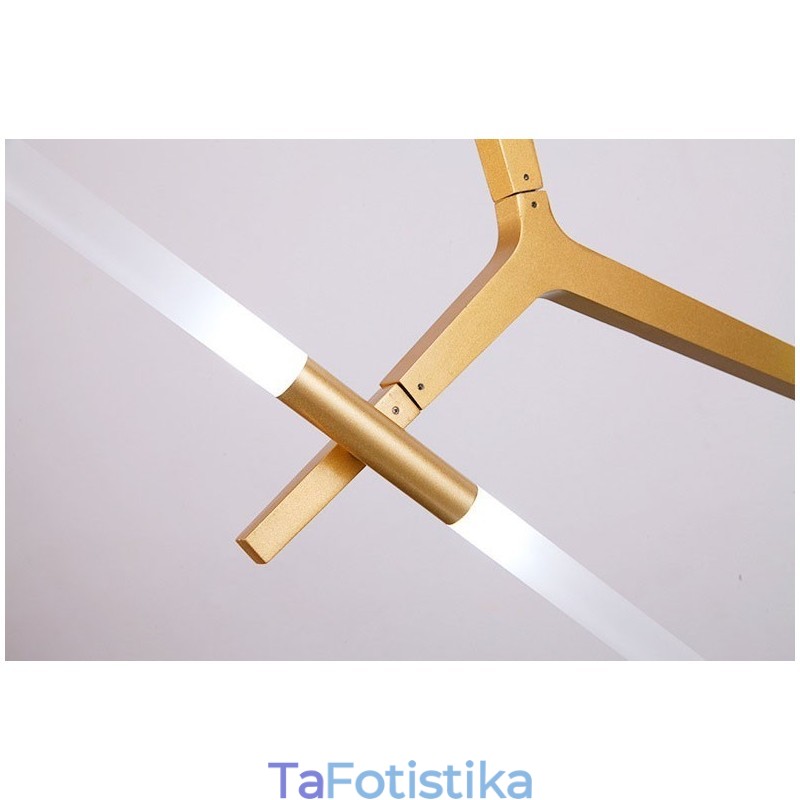 12 Light Modern Contemporary Chandelier Light (Μαύρο χρυσό)