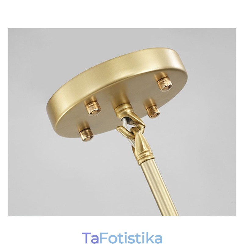 Modern Contemporary 20 Light Chandelier Light (Μαύρο Χρυσό)