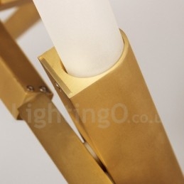 Modern Contemporary 20 Light Chandelier Light (Μαύρο Χρυσό)