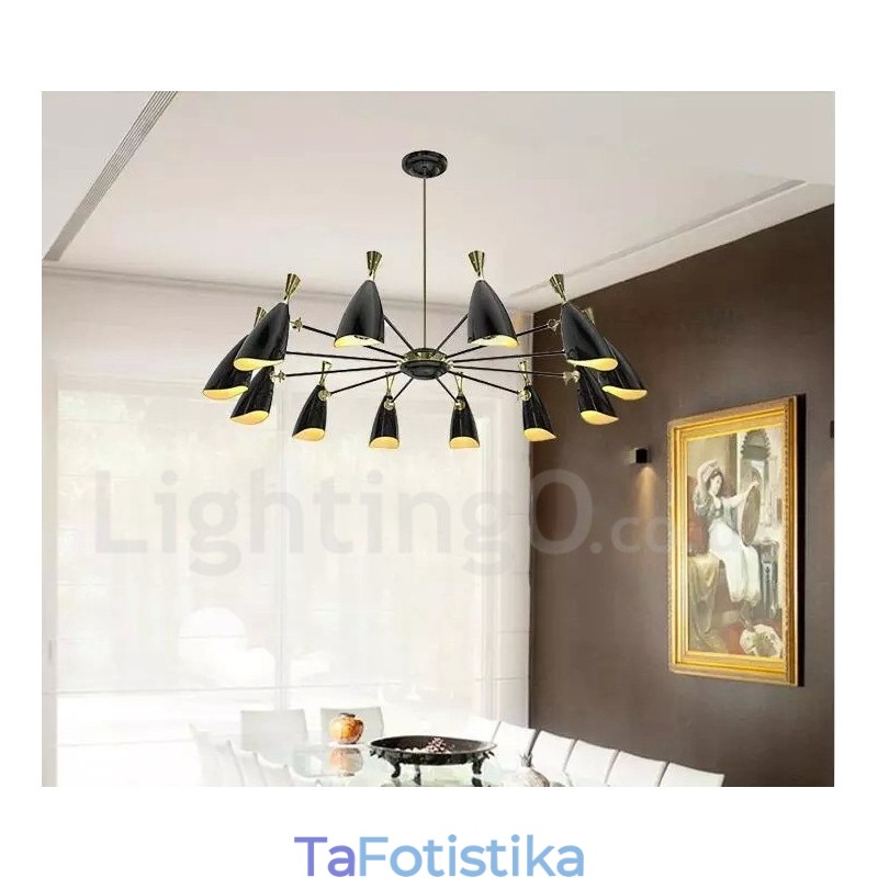 Φωτιστικό μοντέρνου μοντέρνου στυλ πολυελαίου 12 φωτός