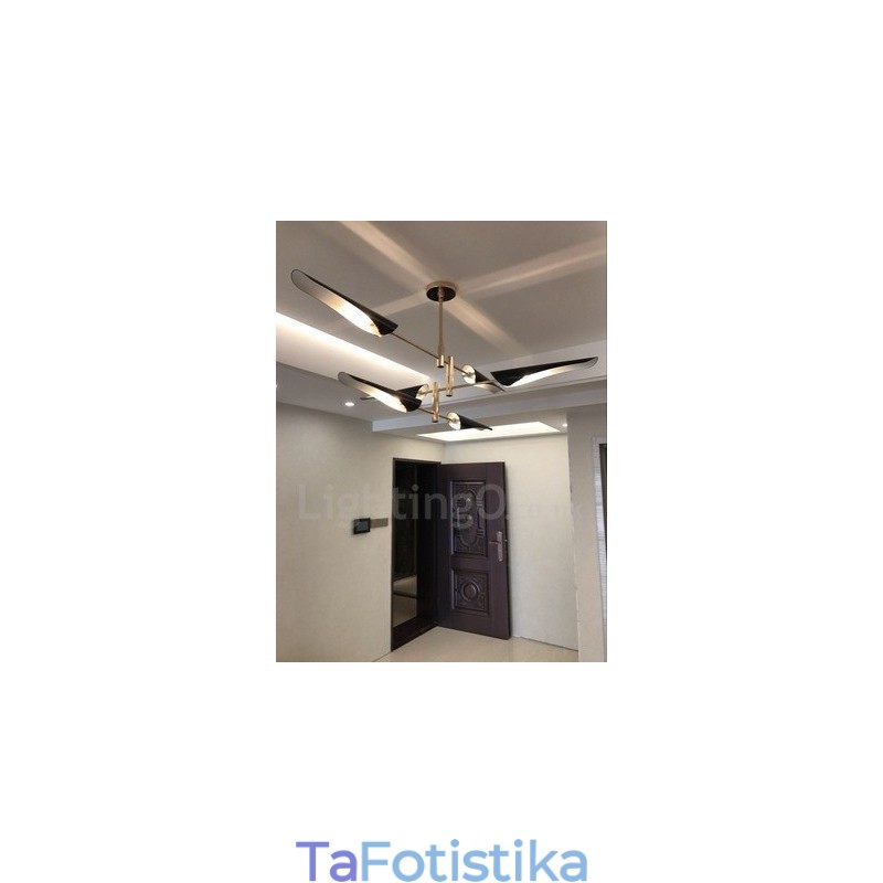 Πολυέλαιος 3 επιπέδων Μοντέρνος Σύγχρονος 6 Φωτεινός