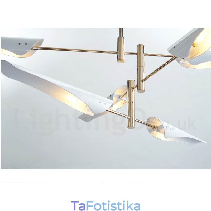 Πολυέλαιος 3 επιπέδων Μοντέρνος Σύγχρονος 6 Φωτεινός