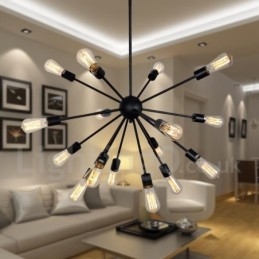16 Light Vintage Retro Sputnik Πολυέλαιος