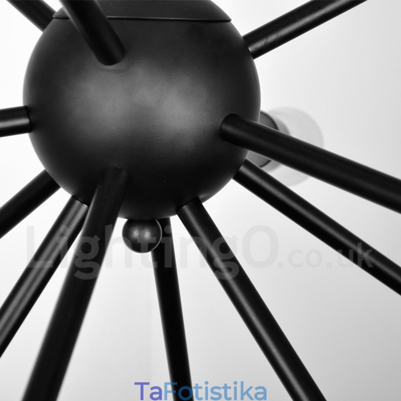 16 Light Vintage Retro Sputnik Πολυέλαιος