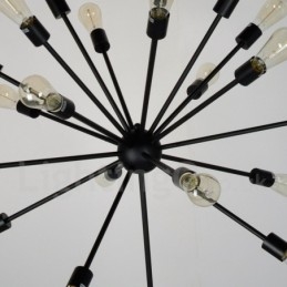 16 Light Vintage Retro Sputnik Πολυέλαιος