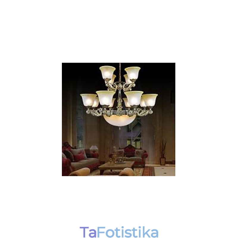 Πολυέλαιος Παραδοσιακός Κλασικός Vintage Retro Metal