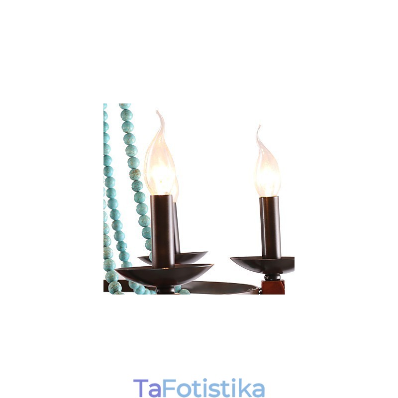 Bohemia 6 Simple European Mediterranean Head DropAmerican Country British Rural Living Lamps