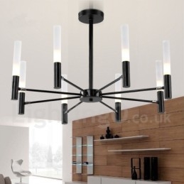 8 Light Περιστρεφόμενο Μοντέρνο Σύγχρονο Φωτιστικό Πολυέλαιου