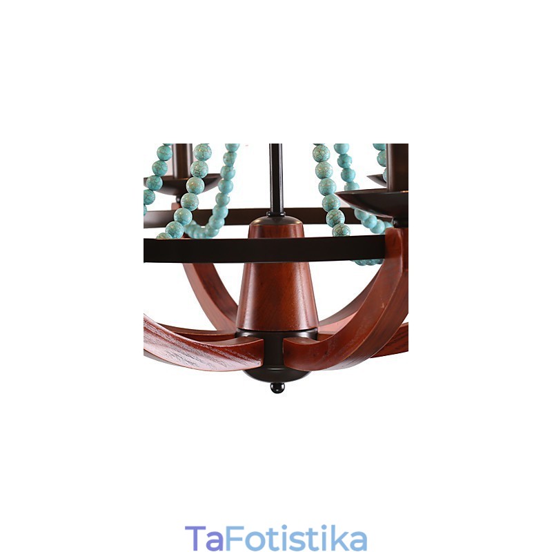 Bohemia 6 Simple European Mediterranean Head DropAmerican Country British Rural Living Lamps