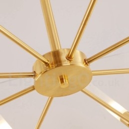 8 Light Περιστρεφόμενο Μοντέρνο Σύγχρονο Φωτιστικό Πολυέλαιου