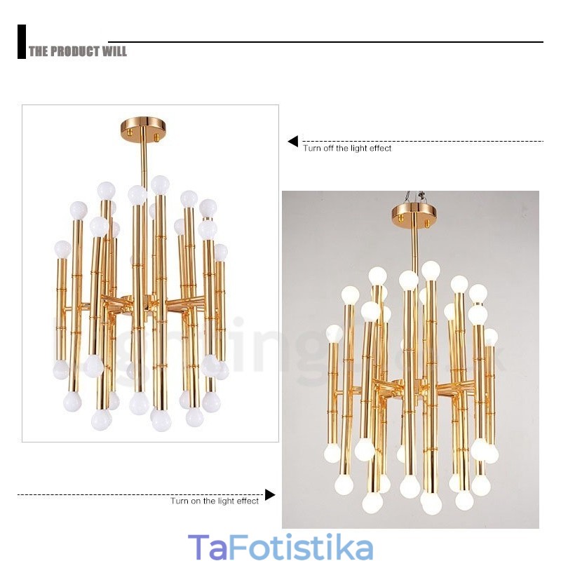 Μοντέρνος μοντέρνος πολυέλαιος 30 Light 2 επιπέδων για φως