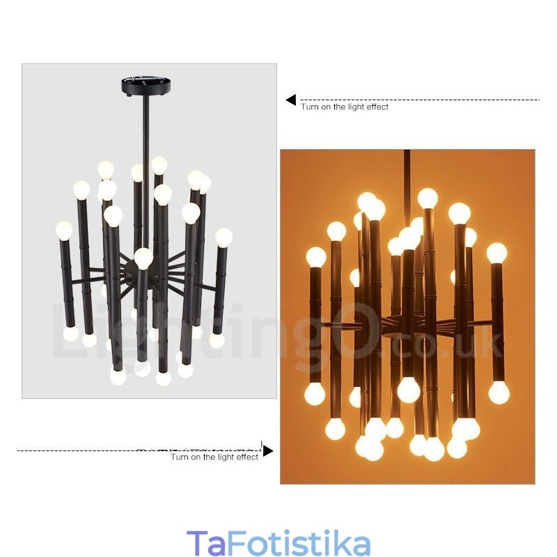 Μοντέρνος μοντέρνος πολυέλαιος 30 Light 2 επιπέδων για φως