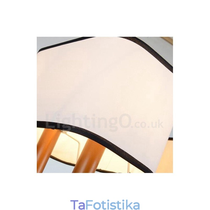 Μοντέρνο Σύγχρονο Φωτιστικό Πολυέλαιου 6 Φωτιστικών Μονών Επιπέδων