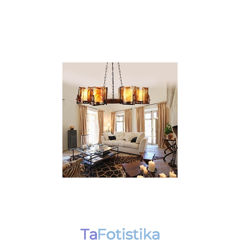 Παραδοσιακός Classic Rustic Lodge Πολυέλαιος Πολυέλαιος
