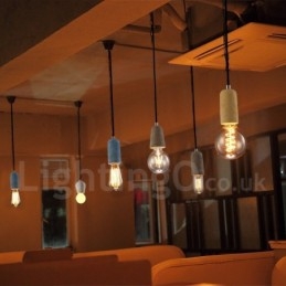 1 Light Rustic Lodge Κρεμαστό Φωτιστικό από σκυρόδεμα