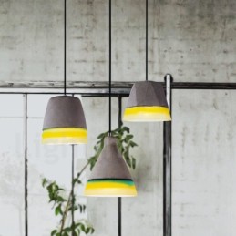 1 Light Vintage Κρεμαστό Φωτιστικό από Μπετόν