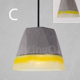 1 Light Vintage Κρεμαστό Φωτιστικό από Μπετόν