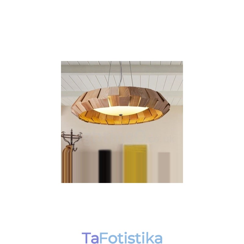 Μοντέρνο Σύγχρονο Ξύλινο Κρεμαστό Φωτιστικό