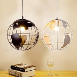 Μεταλλικό κρεμαστό φως Country Vintage Globe