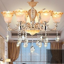 Κρεμαστό φωτιστικό European Style Retro Crystal Φωτιστικό Americange