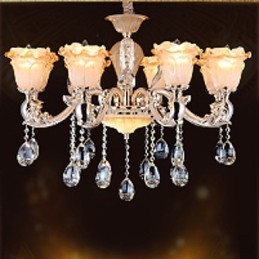 Κρεμαστό φωτιστικό European Style Retro Crystal Φωτιστικό Americange