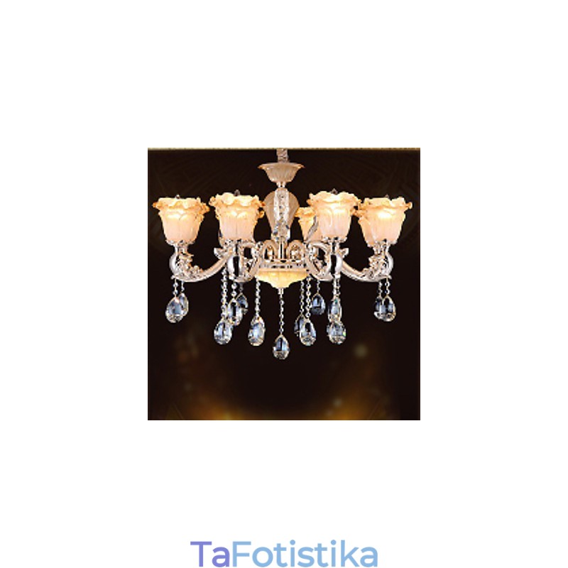 Κρεμαστό φωτιστικό European Style Retro Crystal Φωτιστικό Americange