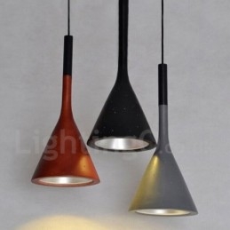 1 Light Vintage Κρεμαστό Φωτιστικό από Μπετόν