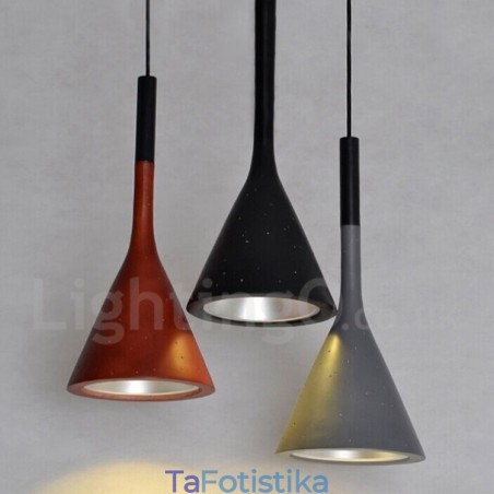 1 Light Vintage Κρεμαστό Φωτιστικό από Μπετόν 1 Light Vintage Κρεμαστό Φωτιστικό από Μπετόν