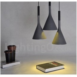 1 Light Vintage Κρεμαστό Φωτιστικό από Μπετόν