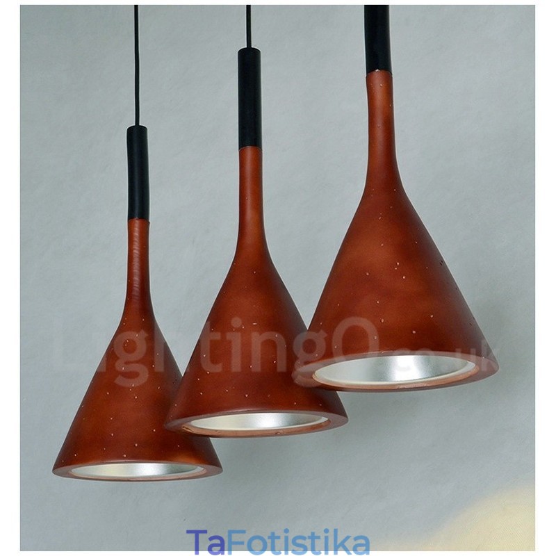 1 Light Vintage Κρεμαστό Φωτιστικό από Μπετόν