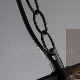 6 Light Metal Globe Vintage κρεμαστό φως