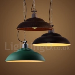 Retro Vintage 1 Light Κρεμαστό Φωτιστικό