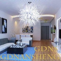 Μοντέρνα μοντέρνα βάση φαναριού Globe Crystal Chrome Metal Flush