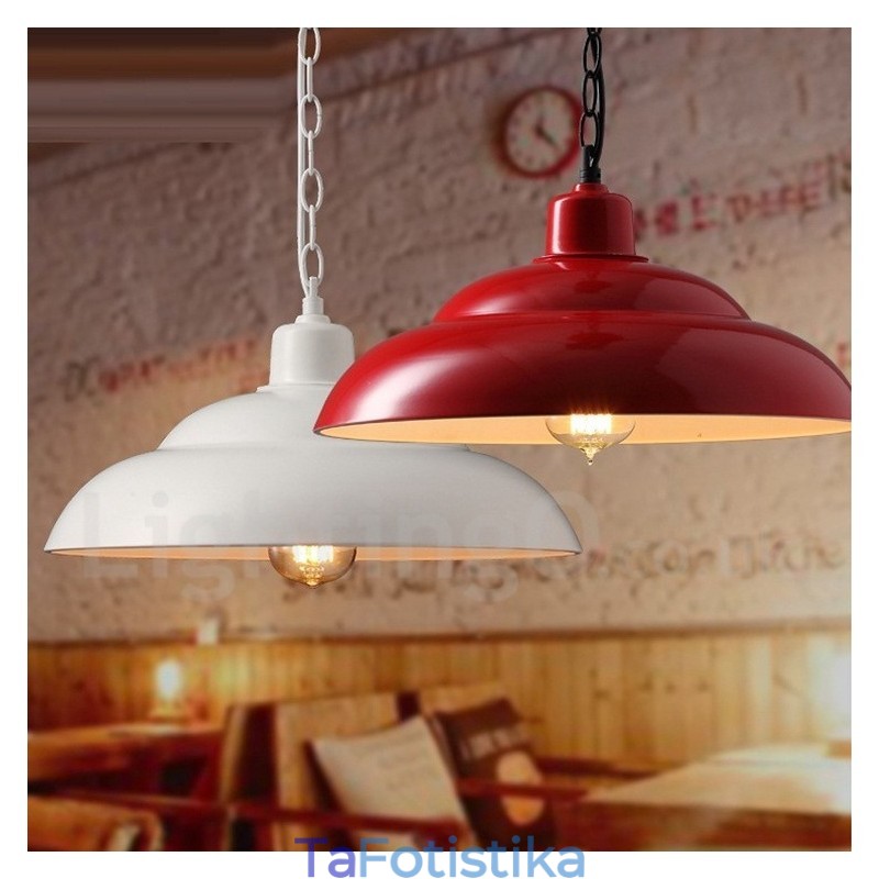 Retro Vintage 1 Light Κρεμαστό Φωτιστικό
