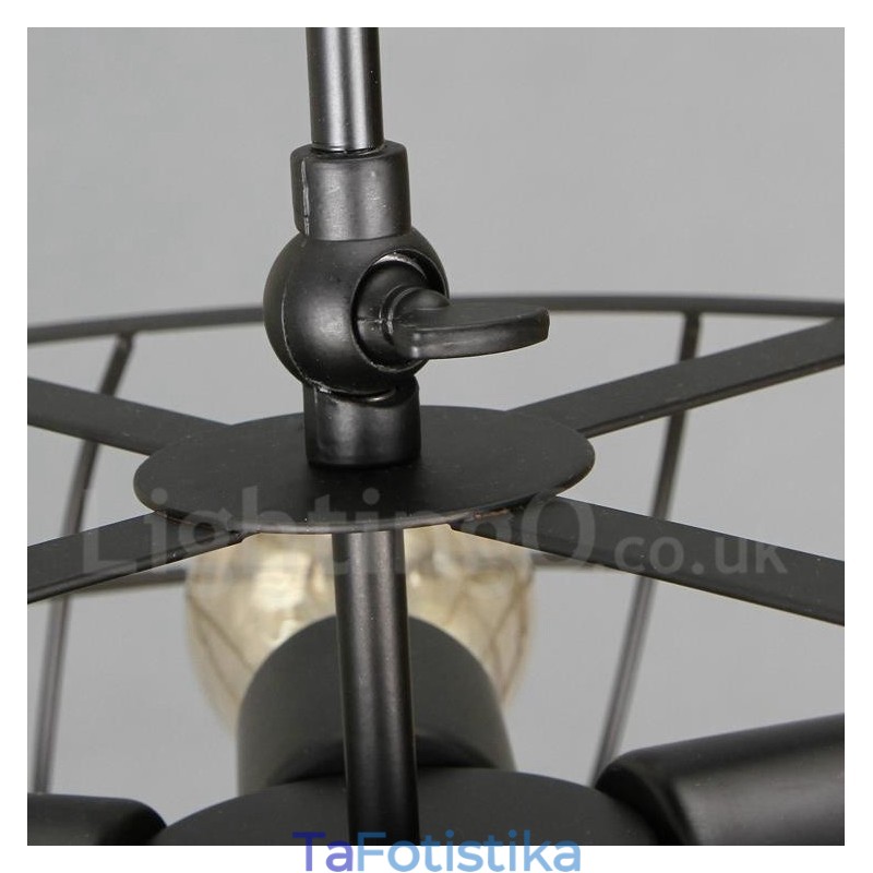 Retro Vintage 5 Light Κρεμαστό Φωτιστικό