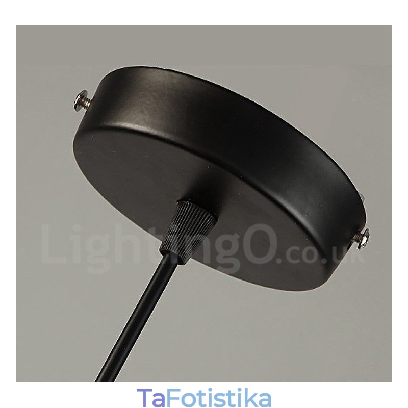 Retro Vintage Metal 1 Light Κρεμαστό Φωτιστικό