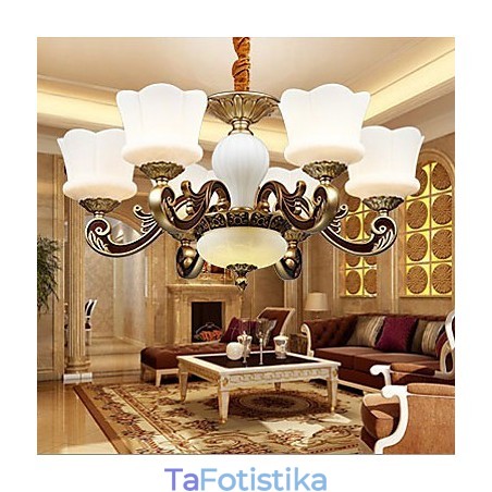 Κρεμαστό φωτιστικό Garden Creative Zinc Alloy Retro Κρεμαστό φωτιστικό Πολυέλαιος Κρεμαστό φωτιστικό Garden Creative Zinc Alloy Retro Κρεμαστό φωτιστικό Πολυέλαιος