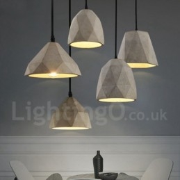 Κρεμαστό Φωτιστικό Vintage Concrte 1 Light