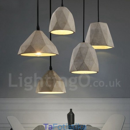 Κρεμαστό Φωτιστικό Vintage Concrte 1 Light Κρεμαστό Φωτιστικό Vintage Concrte 1 Light
