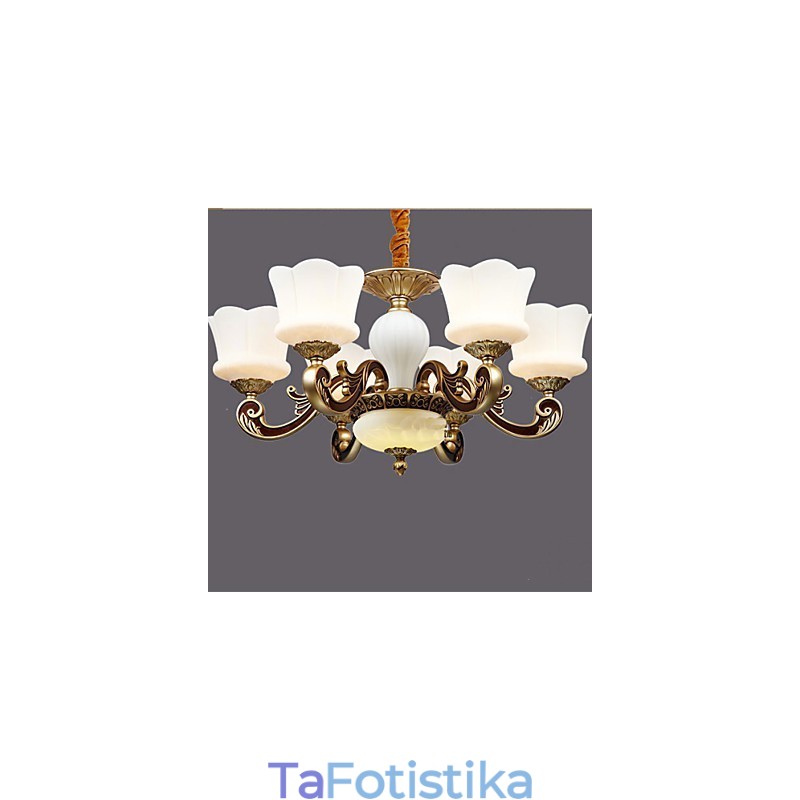 Κρεμαστό φωτιστικό Garden Creative Zinc Alloy Retro Κρεμαστό φωτιστικό Πολυέλαιος