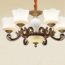 Κρεμαστό φωτιστικό Garden Creative Zinc Alloy Retro Κρεμαστό φωτιστικό Πολυέλαιος