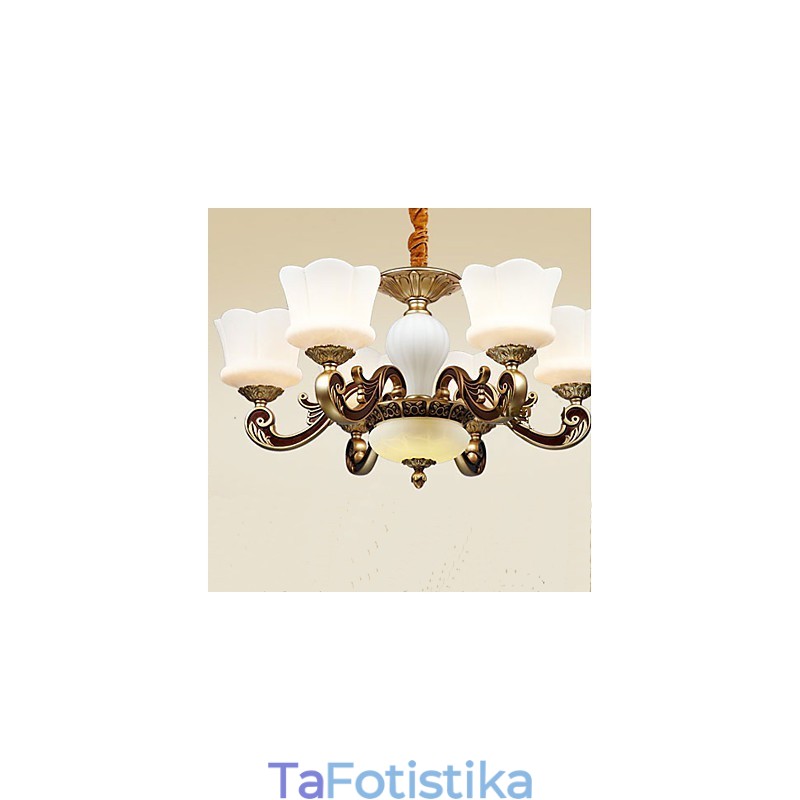 Κρεμαστό φωτιστικό Garden Creative Zinc Alloy Retro Κρεμαστό φωτιστικό Πολυέλαιος