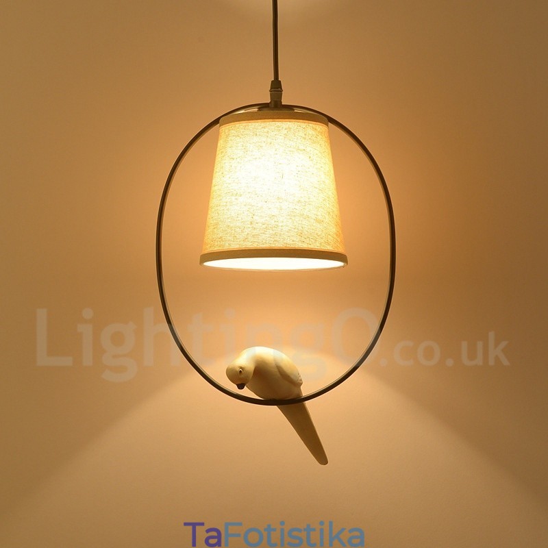 1 Light Rustic Lodge Vintage κρεμαστό φωτιστικό