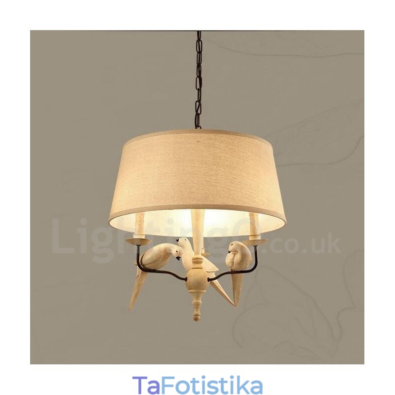 Κρεμαστό Φωτιστικό 3 Light Rustic Lodge Vintage