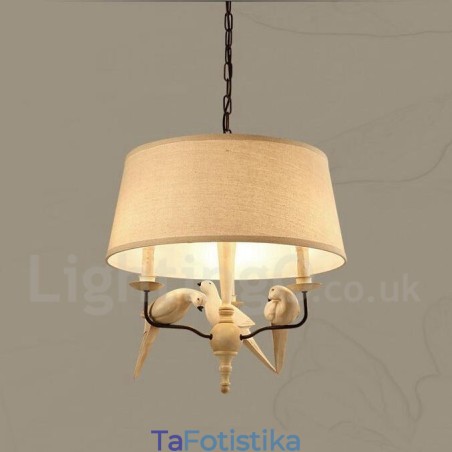 Κρεμαστό Φωτιστικό 3 Light Rustic Lodge Vintage Κρεμαστό Φωτιστικό 3 Light Rustic Lodge Vintage