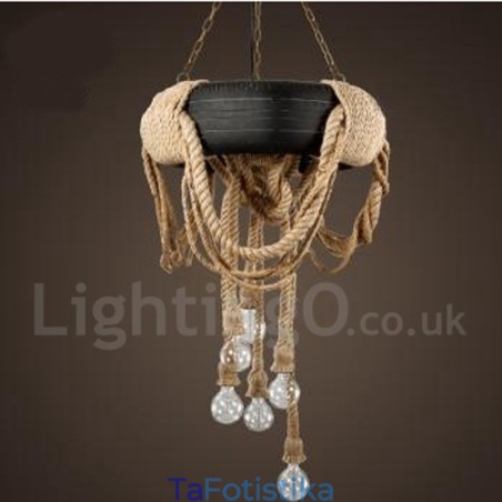 Country Vintage 6 Light Κρεμαστό Φωτιστικό Country Vintage 6 Light Κρεμαστό Φωτιστικό