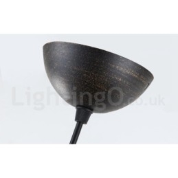 Retro Vintage 1 Light Μεταλλικό Κρεμαστό Φωτιστικό
